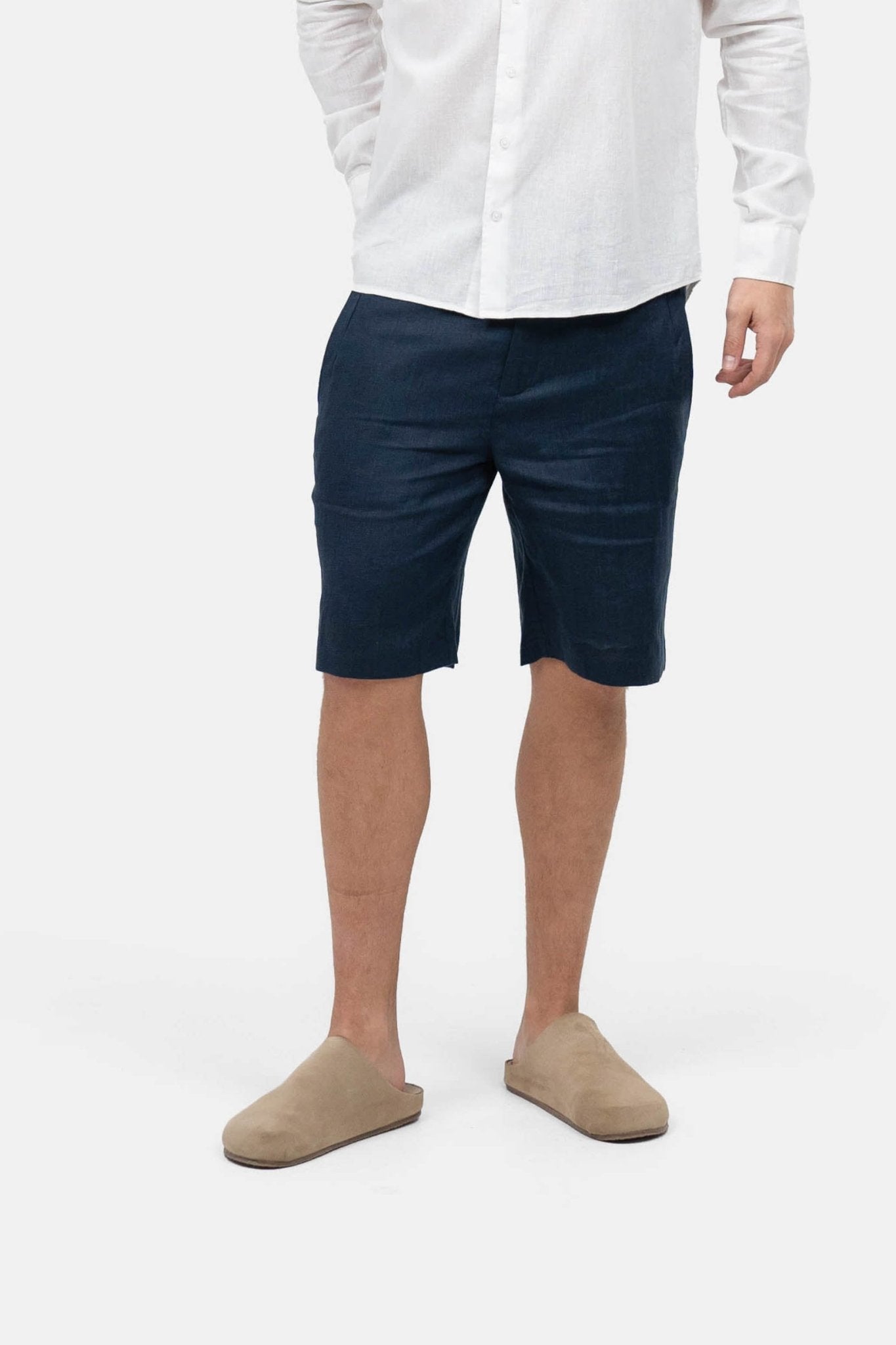 Hørshorts Navy | Skagen-clothing.dk
